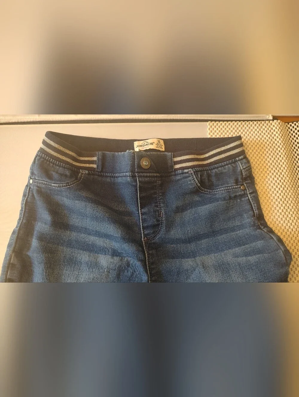 Jordache Girls Size 16 Skinny Jeggings Pull On Gently Used